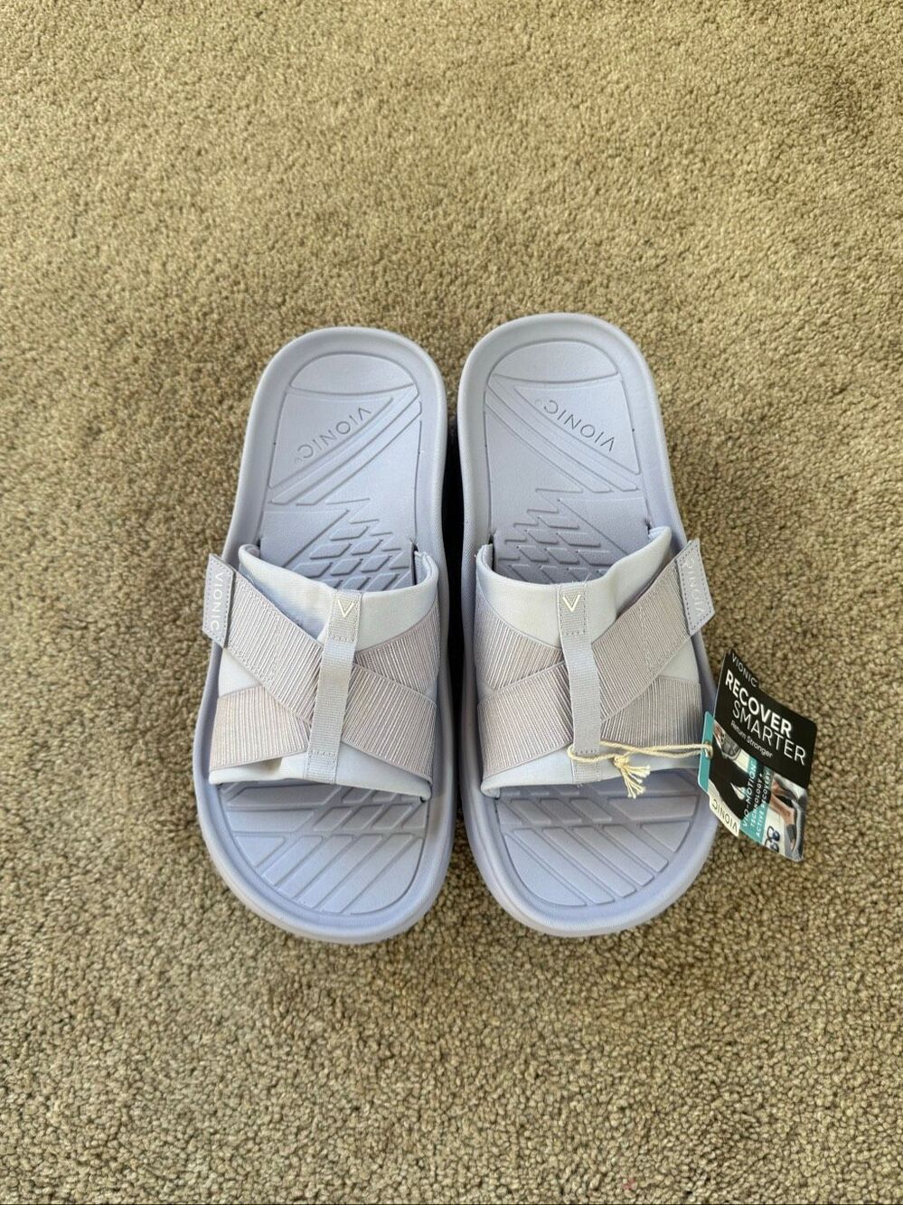 Vionic Rebound Recovery Slide Sandals NWT - Picture 2 of 6
